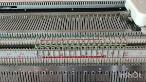 Красивый край резинки 1x1  на вязальной машине. Заработок резинки с бросовой нити.