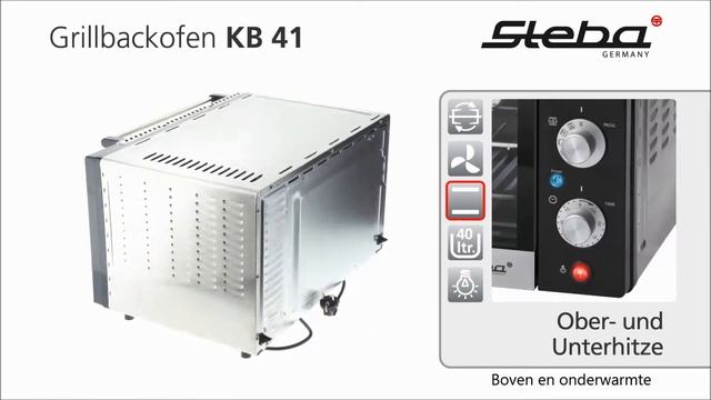 Steba KB41 Grillbakoven 41 liter Multibrands NL смотреть онлайн