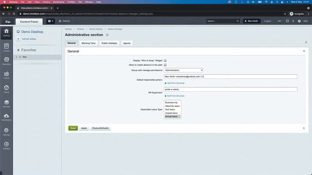 Bitrix24 Absence Management Module смотреть онлайн