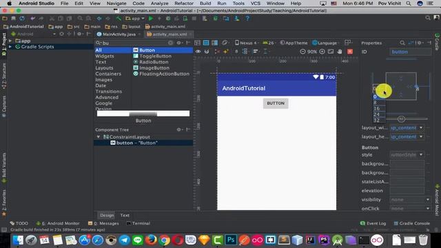 Android Tutorial - #5 Android ConstraintLayout. смотреть онлайн