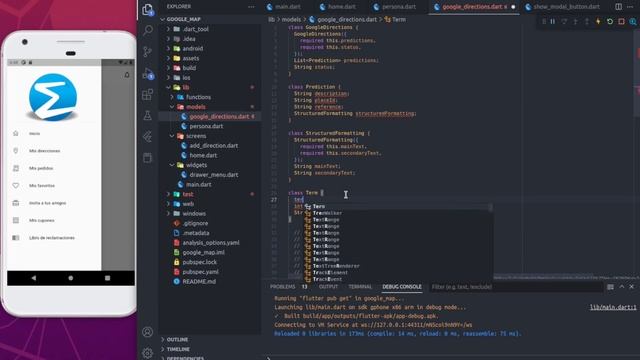FLUTTER GOOGLE MAP - CREAR CLASES смотреть онлайн