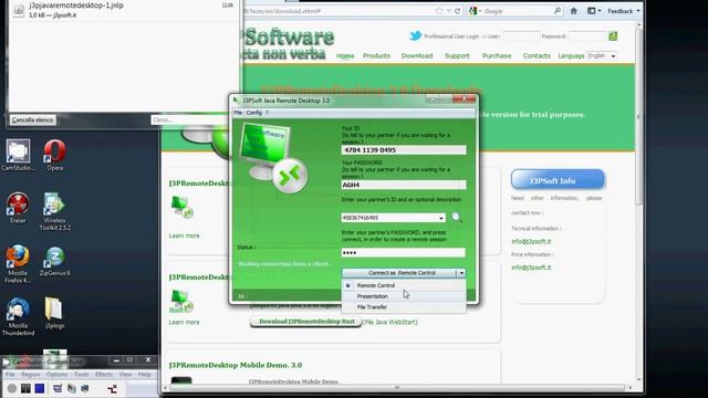 J3PRemoteDesktop java remote desktop sample смотреть онлайн
