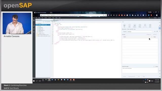 SAP Cloud Platform Git| SAPUI5 | Git | SAP Cloud. Week 2 Unit 6: Hard Resets смотреть онлайн