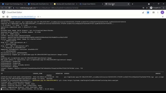 Working with Cloud Build- Qwiklabs GCP- Architecting with Google Kubernetes Engine: Foundations - смотреть онлайн