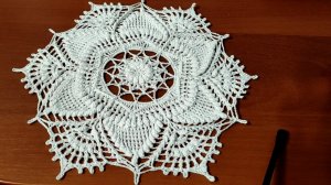 САЛФЕТКА РЕЛЬЕФНАЯ крючком-отличный подарок. 1 Часть. Подробное видео для начинающих.