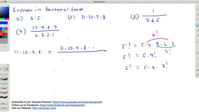 FCT03 Practice Exercises on Writing Expressions in Factorial Form смотреть онлайн