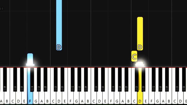Adele - Skyfall - Easy Piano Tutorial смотреть онлайн