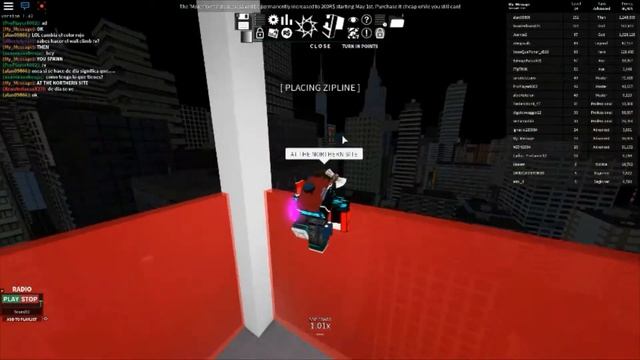 I made the longest zip line EVER!! - Parkour - Roblox смотреть онлайн