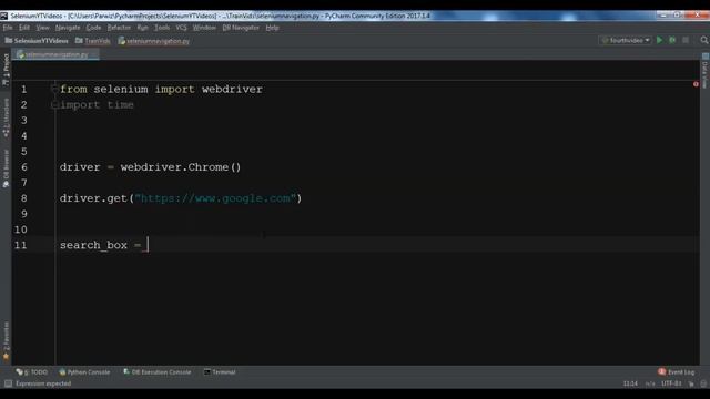 Python Selenium Web Driver Navigation Command смотреть онлайн