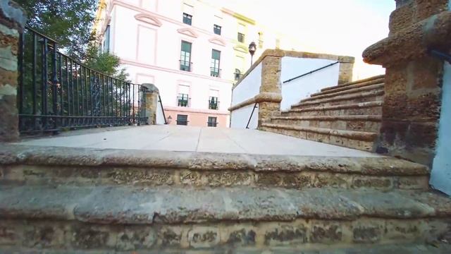 Treadmill Workout Scenery | Virtual Run ASMR | Cadiz Spain