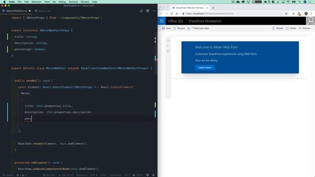 Your First SPFx Web Part in React — Introduction to SharePoint Framework смотреть онлайн