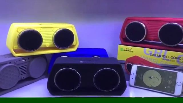 NR-2024 Bluetooth Loudspeaker Wireless Speakers Manufacturer TWS Function Porsche Chimney Design