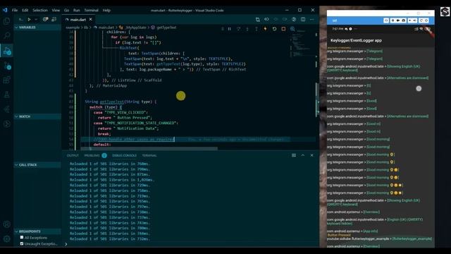Flutter-Event logging App смотреть онлайн