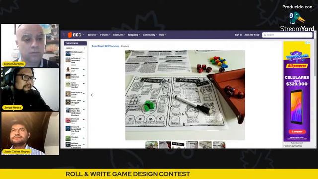 ROLL & WRITE GAME DESIGN CONTEST - Participación de Jorge Aroca смотреть онлайн
