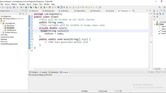 Java for absolute beginners|| java full course||Member variables in java ||Instances|| part 6 смотреть онлайн