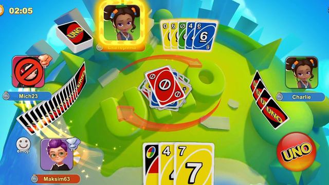 Играю в карты УНО! смотреть онлайн