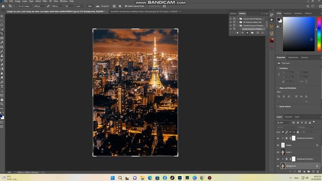 Hiệu Ứng Chồng Ảnh | Double exposure action photoshop free download смотреть онлайн