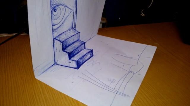 как рисовать 3D рисунок/How to draw a 3d image смотреть онлайн