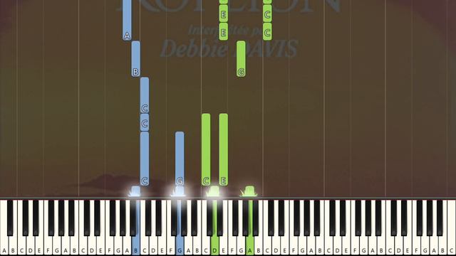 Le roi lion - L'histoire de la vie | piano facile | Easy Piano Tutorial | synthesia смотреть онлайн