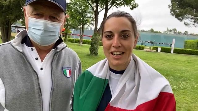 Il saluto dell'olimpionica Jessica Rossi e del Ct Albano Pera смотреть онлайн