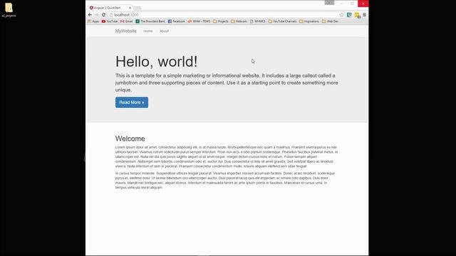 Learn How to Build Simple Website With Angular 2 смотреть онлайн