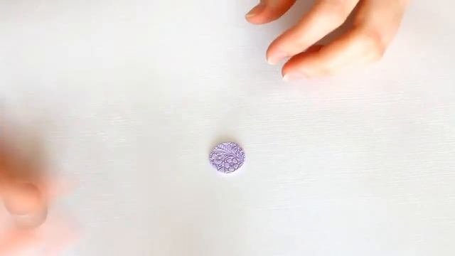 Сиреневый браслет из FIMO - МАСТЕР-КЛАСС, цветочная миниатюра смотреть онлайн