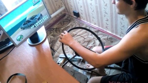 Самодельный игровой руль