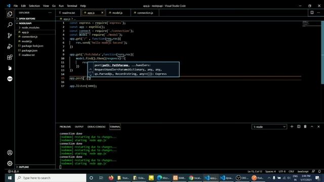 NodeJs CRUD APIS In Javascript смотреть онлайн
