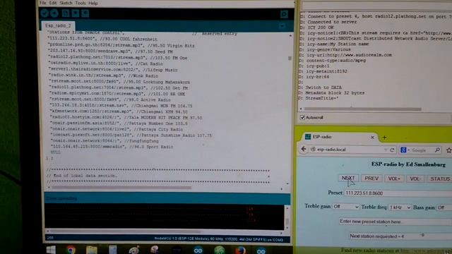 ESP8266 Web Radio