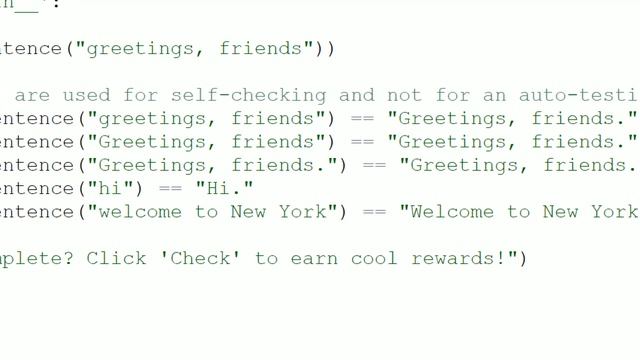 #02 Correct Sentence | 파이썬 예제 뽀개기 | CheckiO Elementary | 김왼손의 왼손코딩 смотреть онлайн