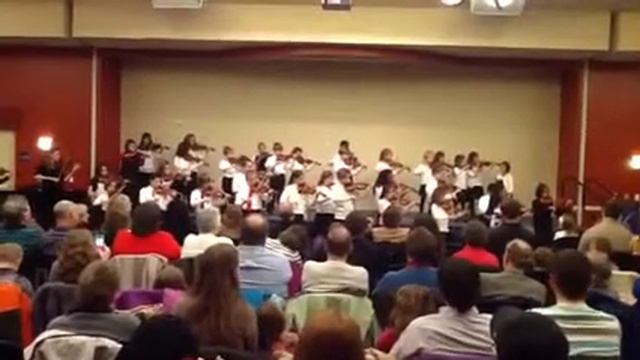 O Come Little Children - Lauren's violin concert смотреть онлайн