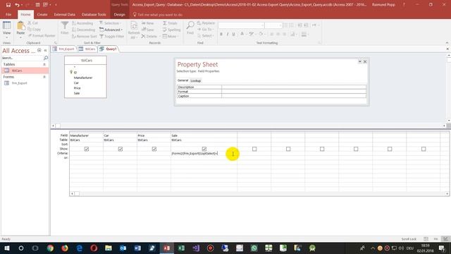 MS Access Form with Option, OptionGroup and SubForm смотреть онлайн