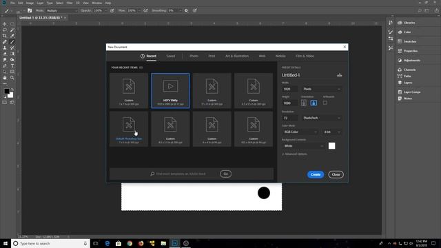 How to create a Star Brush in Photoshop CC 2018 смотреть онлайн