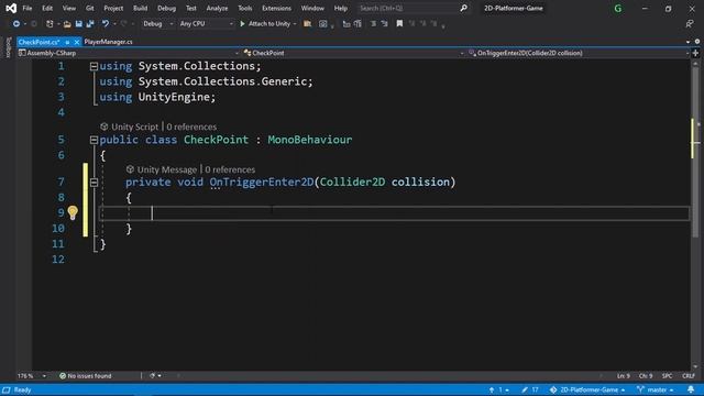 Simple Checkpoint System in Unity смотреть онлайн