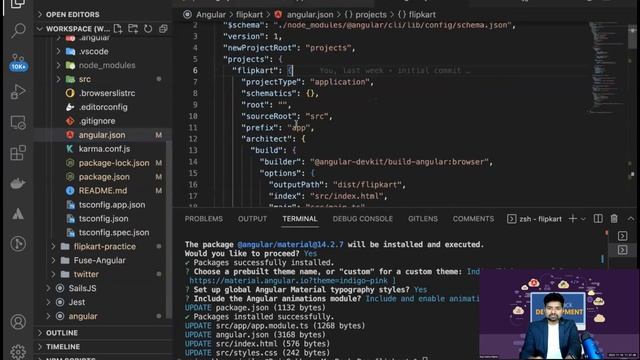 Angular - Angular Material Design Tutorial: Creating a Toolbar, Menu, and Badges смотреть онлайн