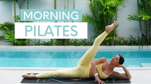 Move with Nicole - 40 MIN MORNING PILATES | Mat Pilates Flow For Strength & Flexibility (Moderate)