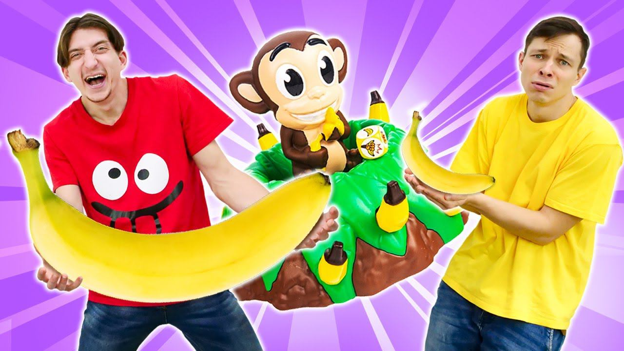 Настольная игра Банановый бум: Видео про игры в настолки и игрушки. Супергерой Бен 10 стал судьей! смотреть онлайн