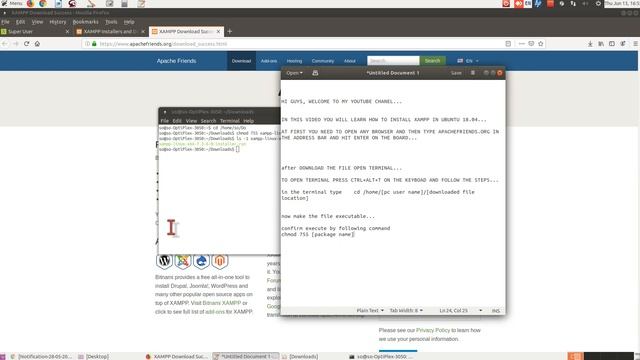 ?How to Install XAMPP Web Server Solution Stack Package in Ubuntu 18.04? смотреть онлайн
