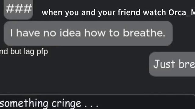 When your friend and you watch too much Orca Madness... смотреть онлайн