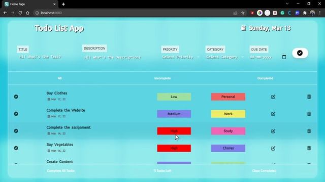 ? Todo List Application | Full Stack Web Development using MongoDB, ExpressJS, NodeJS, JS ? смотреть онлайн