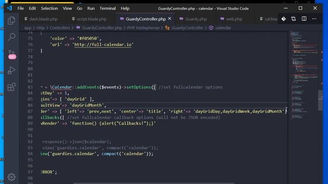 LARAVEL GUARD DASH #42 Calendar finally shown смотреть онлайн