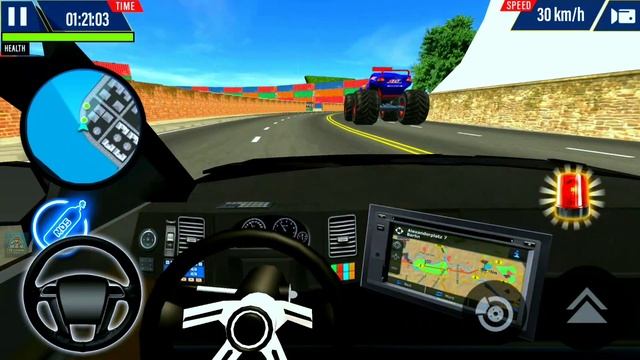 Police Chase Monster Car Thief - Police Car Simulator - Android Gameplay смотреть онлайн