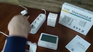 Подключение беспроводного термостата Poer
