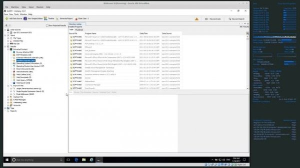Processing and analysis of disk images with Autopsy 4 default modules