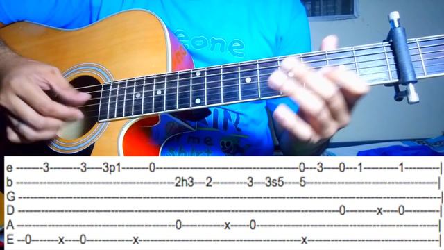 A Love so Beautiful - I Like You So Much, You'll Know It - Fingerstyle Guitar (Tabs on screen) смотреть онлайн