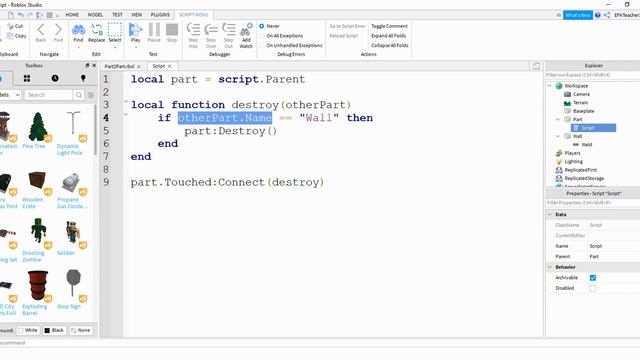 Roblox Studio Tutorial: Part Interactions смотреть онлайн