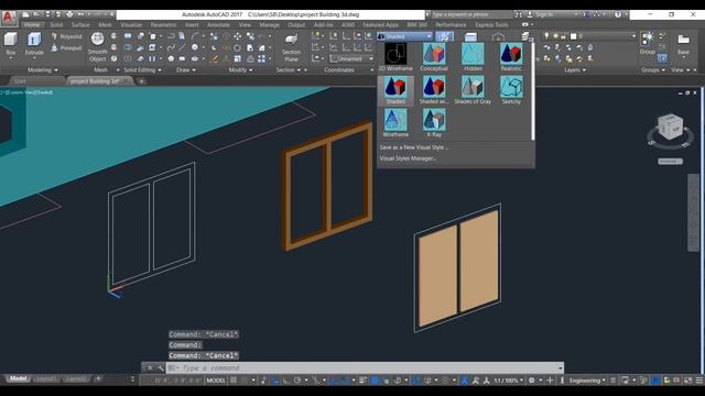 How To Make 3D Window Design | AutoCAD 2D-3D Tutorial 2020 For Beginners смотреть онлайн