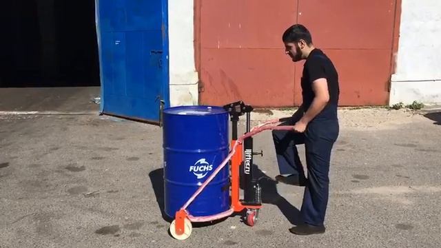 Гидравлическая тележка для бочек iLifter TD300 смотреть онлайн