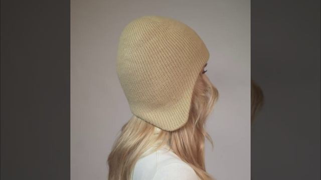 DSR83-12 Ушанка жен. 50% шерсть,50% акрил разм.57 FABRETTI