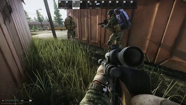 Escape from Tarkov stuck in a wall смотреть онлайн